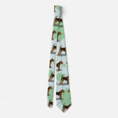 Cravate Airedale Terriers (Dos)