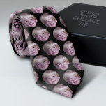 Cravate Ajouter 1 Motif à demi-goutte photo à tête flottan<br><div class="desc">Un fichier png avec la tête coupée fonctionne mieux. Une tête flottante en fait un design amusant et festif à porter en cette période de fêtes. Si vous avez les compétences,  vous pouvez remplacer cette photo par votre photo.</div>