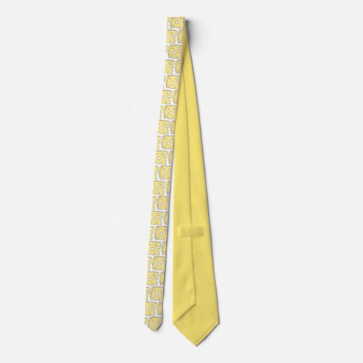 Cravate Ajouter Fromage jaune Holey Fromage suisse Fromage (Dos)