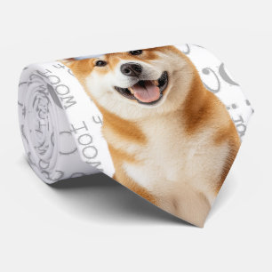 Cravate Akita drôle de Noël Amateur de chiens