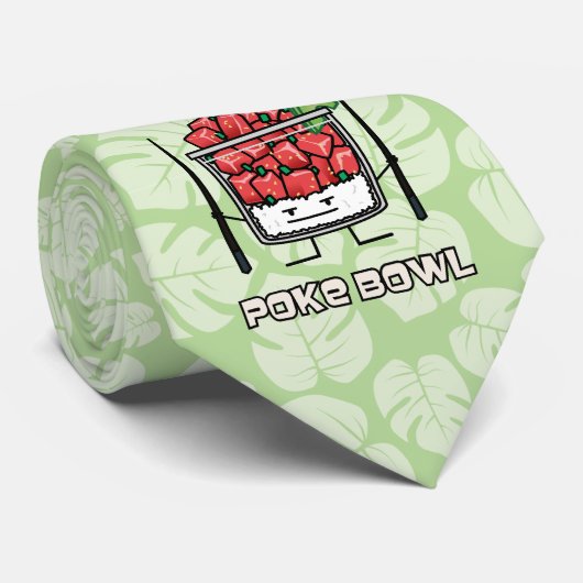 Cravate Aku de baguettes de salade de poisson cru d'Hawaï (Roulé)