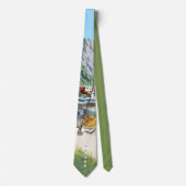 Cravate Alaska Bush Plane Souvenirs (Devant)