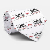 Cravate Albert Square Londres (Roulé)