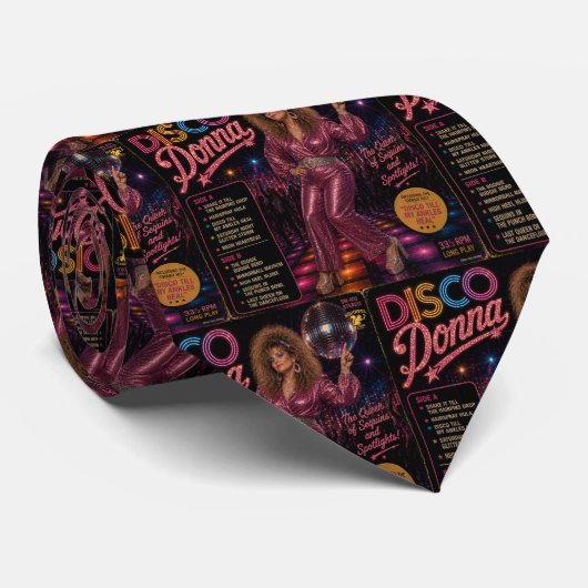 Cravate Album Disco Donna (Roulé)