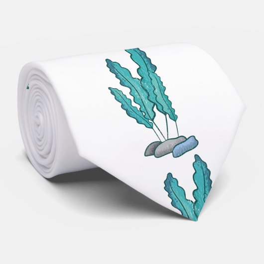 Cravate Algues bleues Thunder_Cove (Roulé)