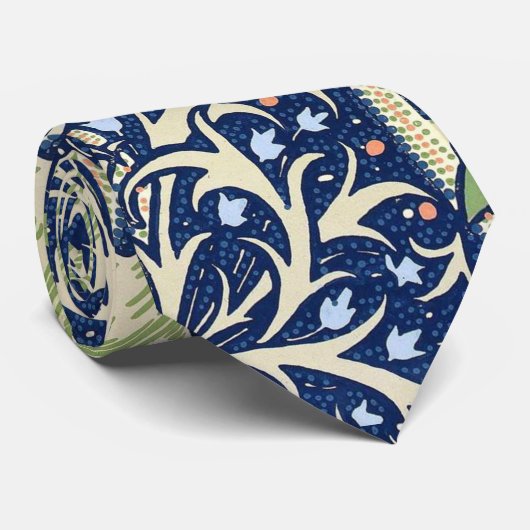 Cravate Algues (par William Morris) (Roulé)