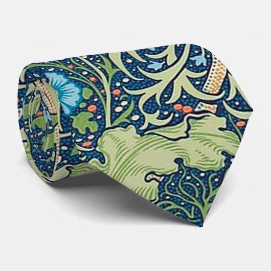 Cravate Algues, William Morris (Roulé)