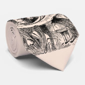 Cravate Alice vintage au pays des merveilles Chatouchine (Roulé)