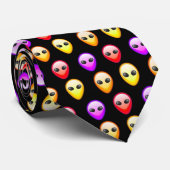 Cravate Alien colorée (Roulé)