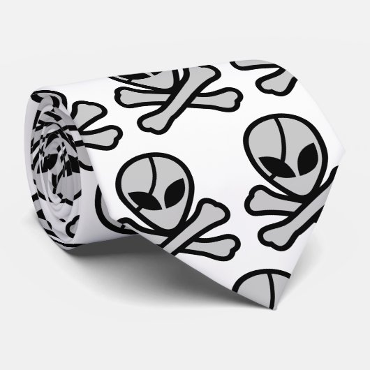 Cravate Alien Pirate (Roulé)