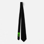Cravate alien vert tête pour science-fiction extraterrestr (Dos)