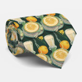 Cravate Aliments santé vintages, Boissons, Petit-déjeuner (Roulé)