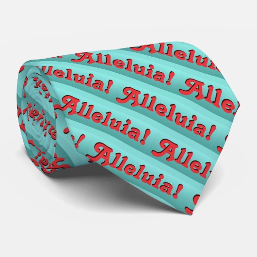 Cravate Alléluia ! Pâques (Roulé)