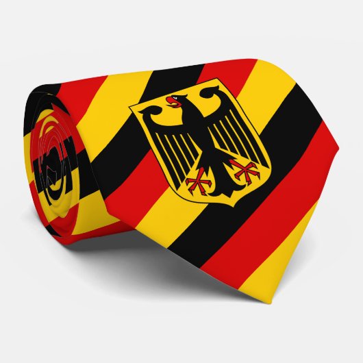 Cravate Allemagne Cravates, mode Allemand Drapeau (Roulé)