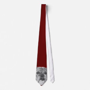 Cravate Allie, bouledogue