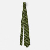 Cravate Alligator Crocodile Dragon Serpent Cuir Vert (Dos)