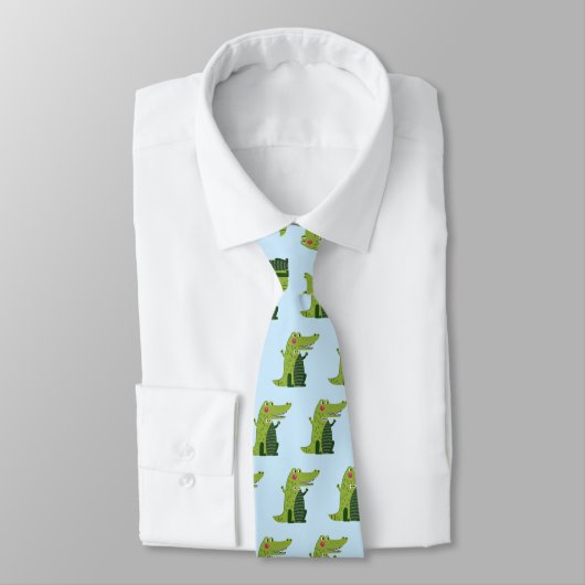 Cravate Alligator drôle (Attaché)