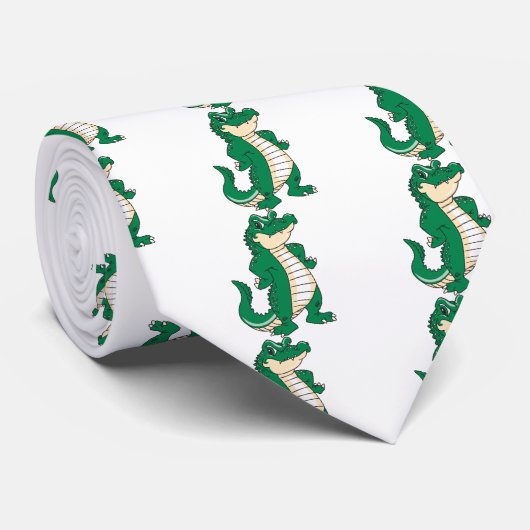 Cravate Alligator fier (Roulé)
