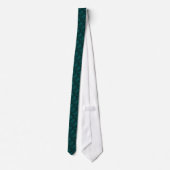 Cravate Alligator Turquoise Faux Cuir (Dos)