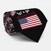 Cravate Allons Brandon, American Flag (Roulé)
