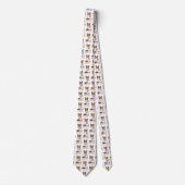 Cravate Allons-y ! (walk) Papillon (white & red) Chien mig (Devant)
