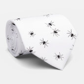 Cravate Allover Araignées Halloween (Roulé)
