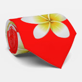 Cravate Aloha Hawaï. Collier traditionnel d'île hawaïenne (Roulé)