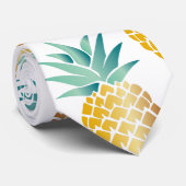 Cravate Aloha, Motif d'ananas tropical (Roulé)