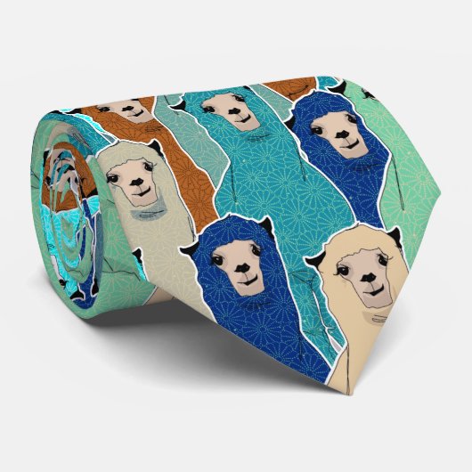 Cravate Alpaca coloré (Roulé)