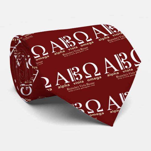 Cravate Alpha alto Omega (Roulé)