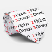 Cravate alpha omega (Roulé)