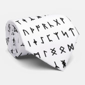 Cravate Alphabet Runique [Futhorc] (Roulé)