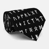 Cravate Alphabet Runique [Futhorc] (Roulé)