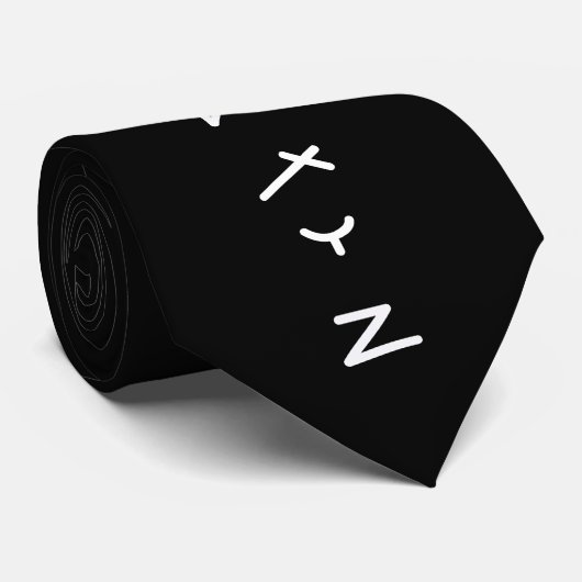 Cravate alphabétique (Roulé)