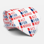 Cravate Alt Pour Norge Cravate, Devise Norvégienne (Roulé)