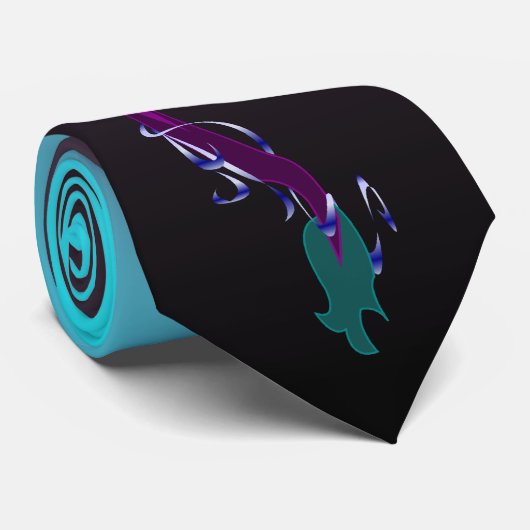 Cravate Amant #2 de dragon (Roulé)