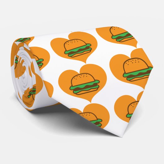 Cravate Amant d'hamburger (Roulé)