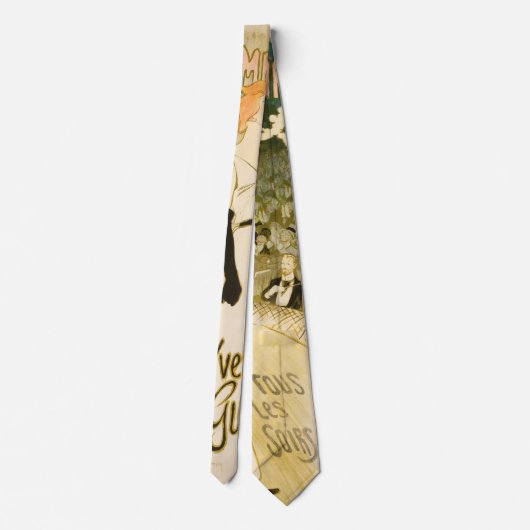 Cravate Ambassadeurs Yvette Guilbert par Theophile Steinle (Dos)