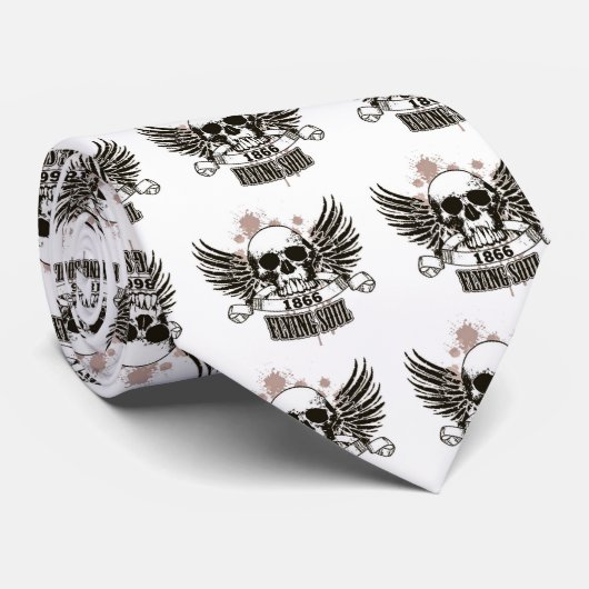 Cravate Âme de vol (Roulé)