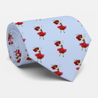 Cravate American Beauty Rose, Whimsical Flowers Livre Art