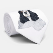 Cravate American Cocker Spaniel (Roulé)