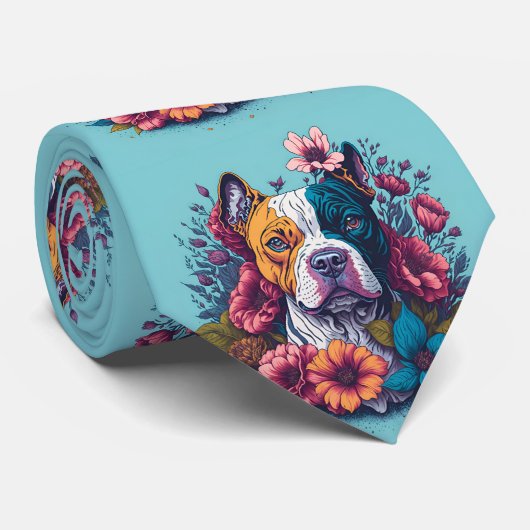 Cravate American pitbull (Roulé)