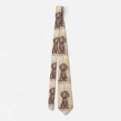 Cravate American Water Spaniel Peinture - Original Dog Art (Dos)