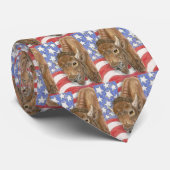 Cravate americana d'art de faune de Buffalo de (Roulé)