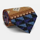 Cravate Amérindien Motif du sud-ouest (Roulé)