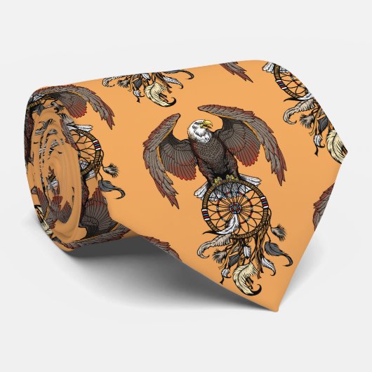 Cravate Amérindiens dreamcatcher (Roulé)