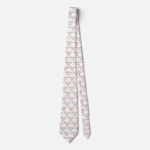 Cravate Amérique 250 Rouge, Blanc Bleu Faux Or