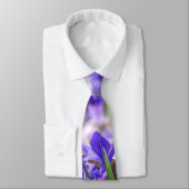 Cravate Améthyste Purple Irises (Attaché)