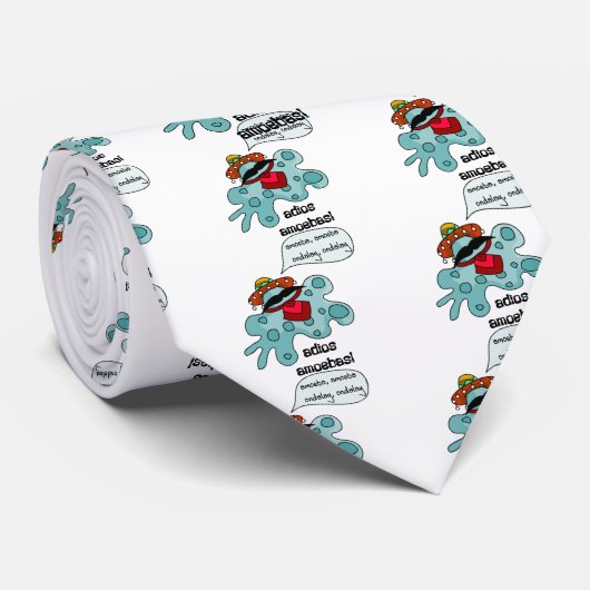 Cravate Amibes d'Adios (Roulé)