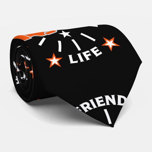 Cravate Amis De La Vie (Roulé)